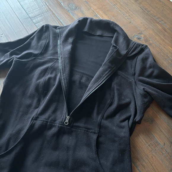 Lululemon Athletica size 8 solid black half zip define pull over - Picture 6 of 16